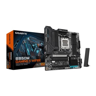 Placa de baza Gigabyte B850M GAMING X WIFI6E, AMD AM5, B850, Micro-ATX, Wi-Fi 6E Placa de baza Gigabyte B850M GAMING X WIFI6E, AMD AM5, B850, Micro-ATX, Wi-Fi 6E