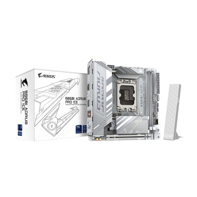 Placa de baza Gigabyte B860I AORUS PRO ICE, Intel LGA1851, B860, Mini-ITX, Wi-Fi 7