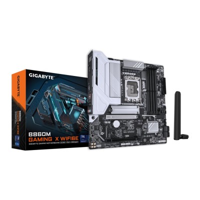 Placa de baza Gigabyte B860M GAMING X WIFI6E, Intel LGA1851, B860, Micro-ATX, Wi-Fi 6E