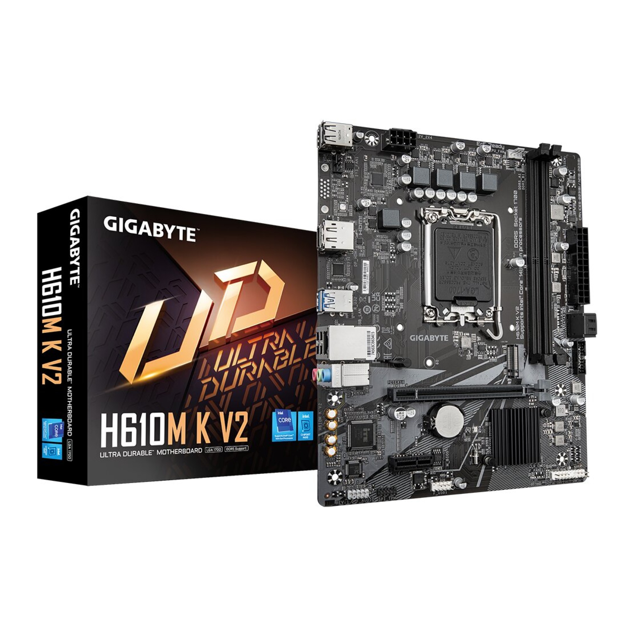 Placa de baza Gigabyte H610M K V2 Intel LGA1700 Intel H610 Micro