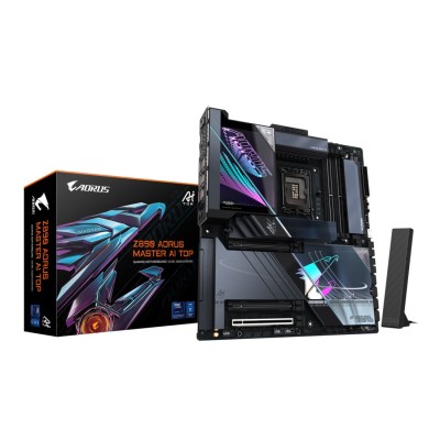 Placa de baza Gigabyte Z890 AI TOP Intel LGA1851, Z890, E-ATX, Wi-Fi 7