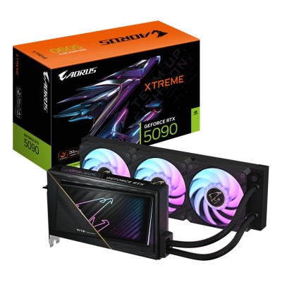 Placa Video GIGABYTE AORUS GEFORCE RTX 5090 XTREME WATERFORCE 32GB GDDR7 512 bit, PCIE 5.0
