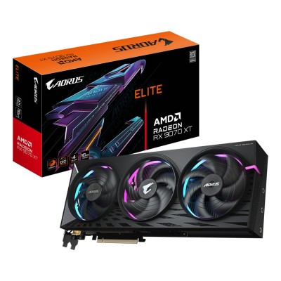Placa video GIGABYTE AORUS Radeon RX 9070 XT ELITE 16GB GDDR6, 256 bit, PCI-E 5.0