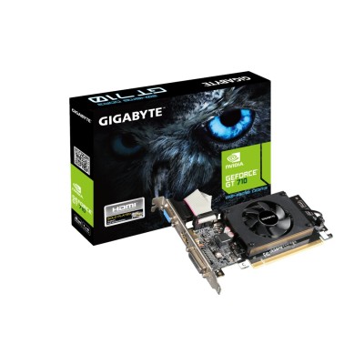 Placa video Gigabyte GeForce GT 710 2GB DDR3, PCI Express 2.0