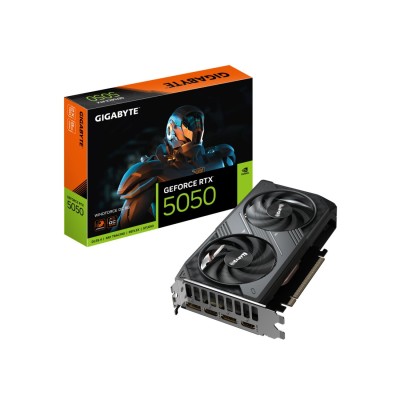 Placa video Gigabyte GeForce RTX 5050 WINDFORCE OC 8GB GDDR6, PCI Express 5.0
