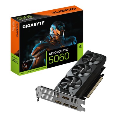 Placa Video GIGABYTE GEFORCE RTX 5060 OC LOW PROFILE 8GB GDDR7 128 bit, PCIE 5.0