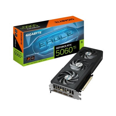 Placa video Gigabyte GeForce RTX 5060 Ti EAGLE MAX OC 16GB GDDR7, PCI Express 5.0