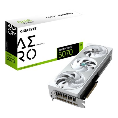 Placa videoGIGABYTE GEFORCE RTX 5070 AERO OC 12GB GDDR7 PCI Express 5.0
