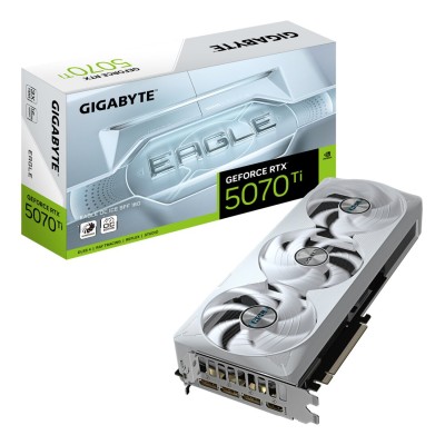 Placa Video GIGABYTE GEFORCE RTX 5070 TI EAGLE OC ICE SFF 16GB GDDR7 PCI Express 5.0