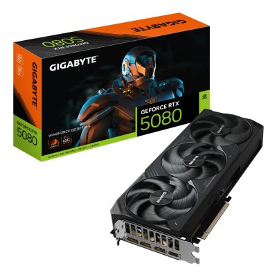 Placă video GIGABYTE GEFORCE RTX 5080 WINDFORCE OC SFF 16GB GDDR7 PCI Express 5.0