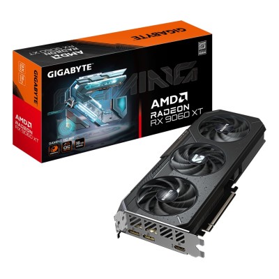 Placa Video GIGABYTE Radeon RX 9060 XT GAMING OC 16GB GDDR6 PCI Express 5.0
