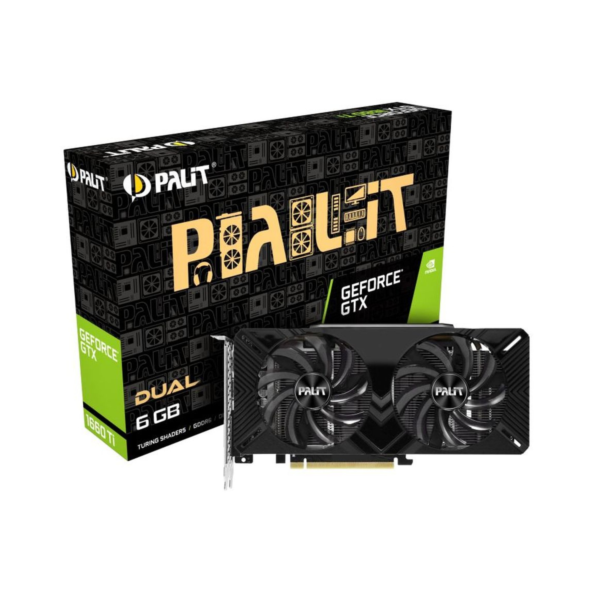 Smart PC - Placa video Palit GeForce GTX 1660 Ti StormX, 6 GB