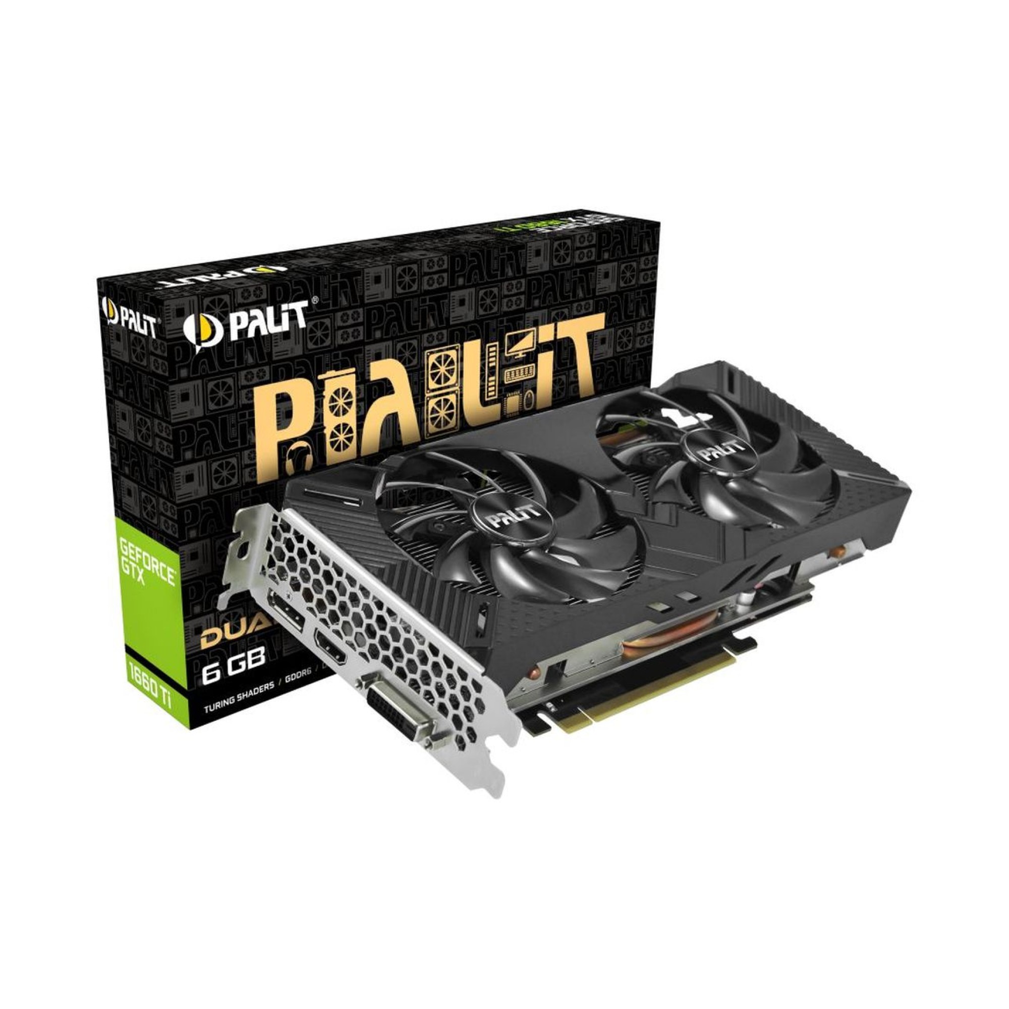 Smart PC - Placa video Palit GeForce GTX 1660 Ti StormX, 6 GB