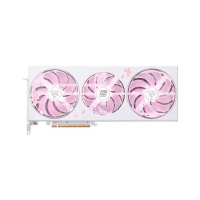 Placa video PowerColor Radeon RX 7800 XT Hellhound Sakura Limited Edition 16GB GDDR6 256-bit, RDNA3