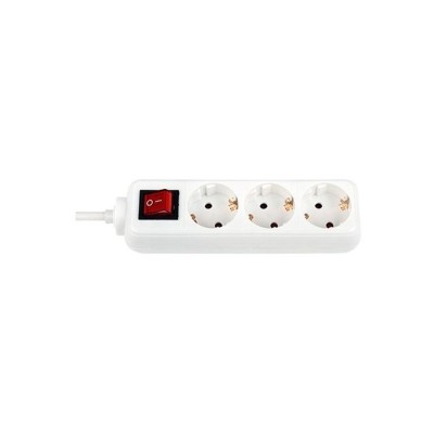 Prelungitor Bachmann Selly, 3 x prize Schuko, Cablu 5 m, Intrerupator, Alb Prelungitor Bachmann Selly, 3 x prize Schuko, Cablu 5 m, Intrerupator, Alb