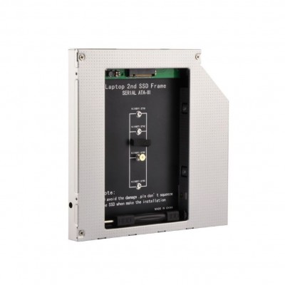 Adaptor SSD M.2, pentru unitati optice de tipul 12.7 mm