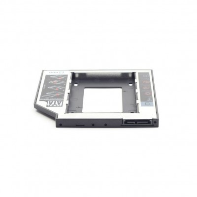 Adaptor HDD/SSD Gembird, format 2.5 inch, pentru unitati optice de tipul 9.5 mm