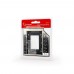 Adaptor HDD/SSD Gembird, format 2.5 inch, pentru unitati optice de tipul 9.5 mm