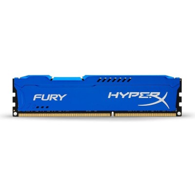 Memorie RAM Kingston, DIMM, DDR3, 4GB, 1333MHz, CL9, HyperX FURY Memory Blue, 1.5V