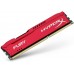 Memorie RAM Kingston, DIMM, DDR3, 4GB, 1600MHz, CL10, HyperX FURY Memory Red, 1.5V