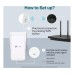 Range Extender TP-Link RE300, Gigabit, Dual Band AC1200, 2 Antene interne, OneMesh, Alb