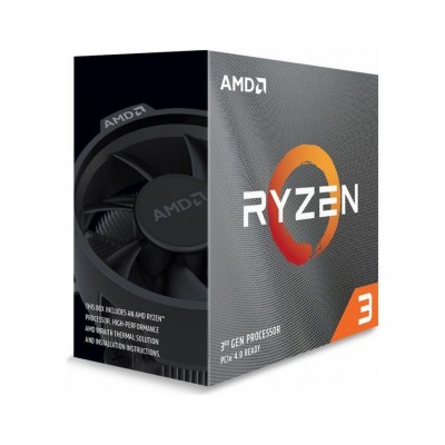 Procesor AMD Ryzen 3 3100, 3.6 GHz, 18 MB, Socket AM4, cu Wraith Stealth cooler