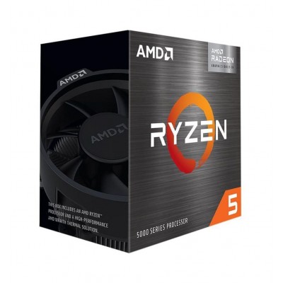 Procesor AMD Ryzen 5 5600G, 3.9 GHz, 19 MB, Socket AM4, Radeon R7 integrata, cu Wraith Stealth cooler