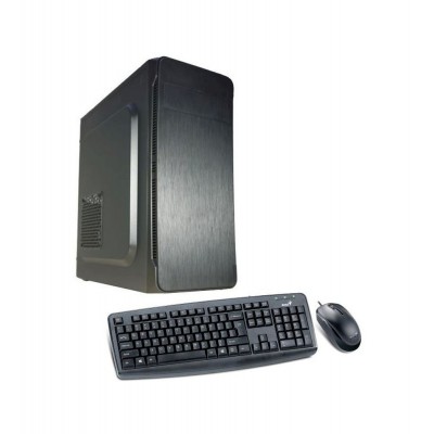 Sistem Desktop Smart PC Office Assistant cu procesor Intel Core i3-10100, 3.6GHz, 4 GB DDR4, SSD 120 GB, HDD 500 GB, DVDRW, tastatura si mouse