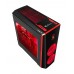 Sistem Gaming Smart PC Red Titan cu procesor AMD Ryzen 3 3200G, 3.60 GHz, 8 GB RAM DDR4, SSD 120 GB M.2, HDD 1 TB SATA, GeForce GTX 1650 4 GB GDDR5, Windows 10, tastatura, mouse, casti