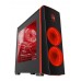 Sistem Gaming Smart PC Red Titan cu procesor AMD Ryzen 3 3200G, 3.60 GHz, 8 GB RAM DDR4, SSD 240 GB M.2, HDD 1 TB SATA, GeForce GTX 1050 Ti 4 GB GDDR5, tastatura, mouse, casti