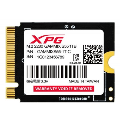 SSD ADATA XPG GAMMIX S55, 1TB, M.2 2230, PCI Express 4.0 x4