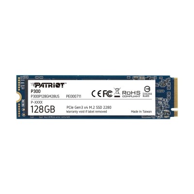 SSD Patriot P300, 128 GB, PCIe 3.0 x4, M.2 2280 SSD Patriot P300, 128 GB, PCIe 3.0 x4, M.2 2280