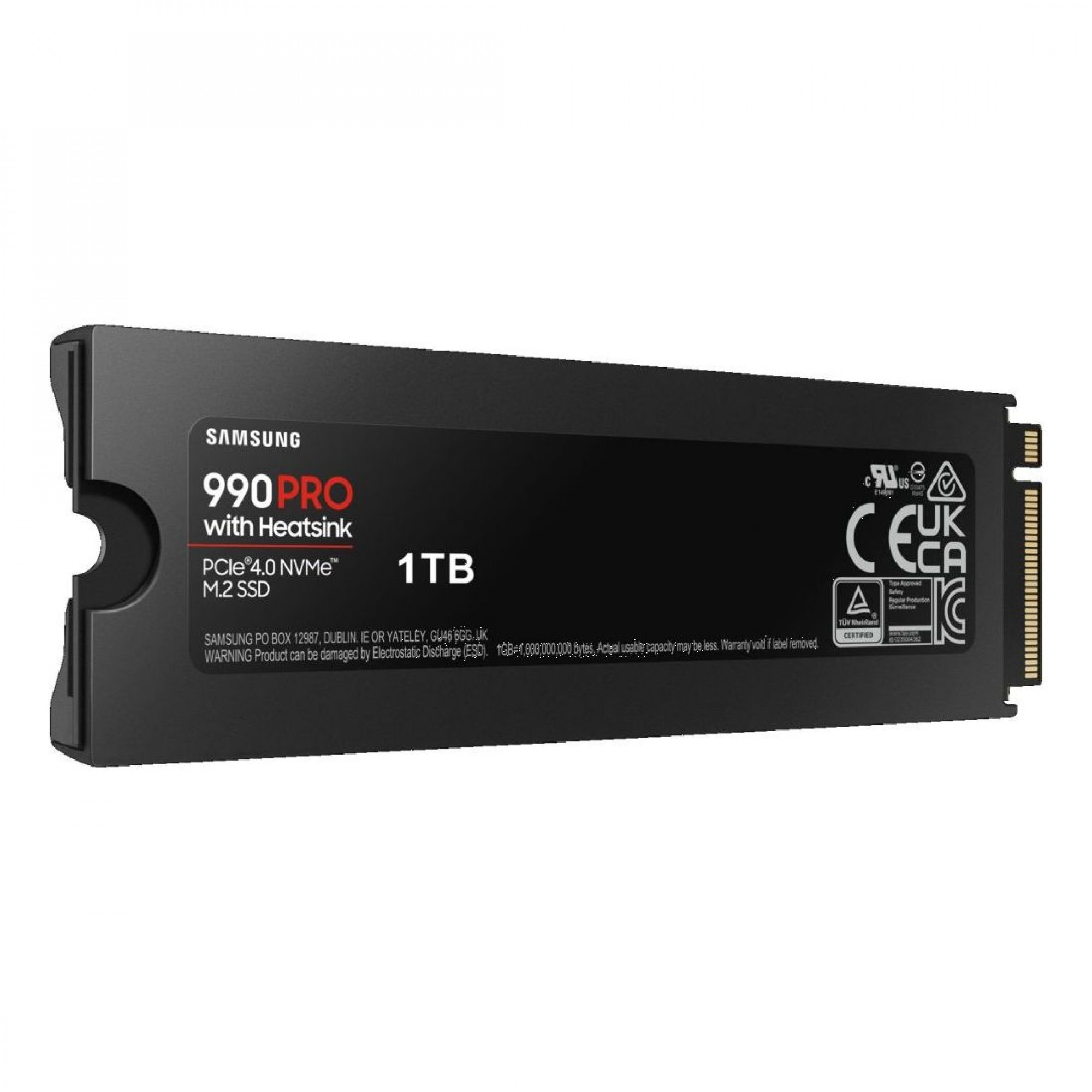 SSD Samsung, 990 PRO 1TB, M2 2280, PCI Express 4.0 x4, heatsink | Smart PC