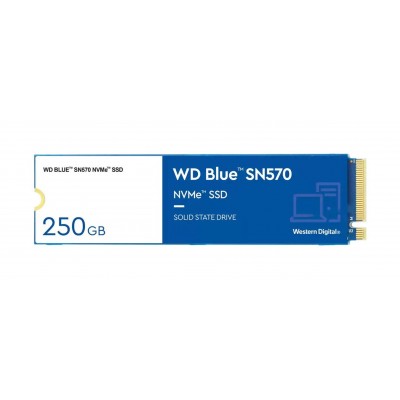 SSD WD Blue SN570, 250 GB, PCIe 3.0, M.2 2280 SSD WD Blue SN570, 250 GB, PCIe 3.0, M.2 2280