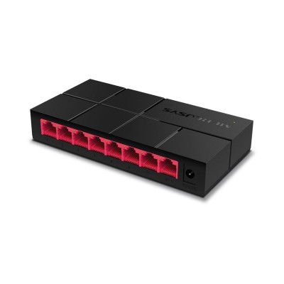 Switch Mercusys MS108G, Gigabit, 8 porturi, Negru Switch Mercusys MS108G, Gigabit, 8 porturi, Negru