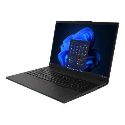 Laptop Lenovo ThinkPad T16 Gen 4 cu procesor Intel Core Ultra 7 255U până la 5.2GHz, 16" 1920 x 1200 px IPS, Anti-glare, 32GB DDR5, 1TB SSD, Intel Graphics, Windows 11 Pro, Negru, 3 ani