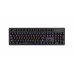 Tastatura mecanica Abkoncore K595, Rainbow LED, 104 taste, Neagra