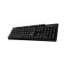 Tastatura mecanica Abkoncore K595, Rainbow LED, 104 taste, Neagra