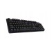Tastatura mecanica Abkoncore K595, Rainbow LED, 104 taste, Neagra