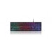 Tastatura Gembird KB-UML-01, USB, Rainbow LED, 104 + 12 taste multimedia, Neagra