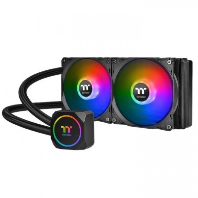 Cooler CPU Thermaltake TH240, cu lichid, ventilatoare 2 x 120mm, ARGB