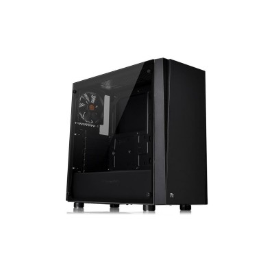 Carcasa Thermaltake Versa J21, Tempered Glass, ATX, Mid Tower, Neagra, Fara sursa