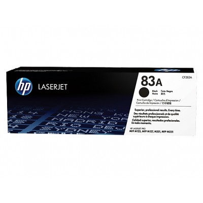 Toner original HP 83A Negru, CF283A, compatibil cu HP LaserJet Pro M127, M201
