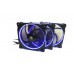 Ventilator Segotep Halo Ring, 3 in 1, Iluminare RGB, 120 mm