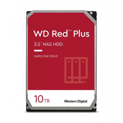 HDD intern WD Red Plus, 3.5", 10 TB, SATA-III,  7200rpm, 256MB