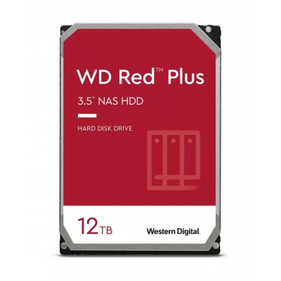 HDD intern WD Red Plus, 3.5", 12 TB, SATA-III,  7200rpm, 256MB